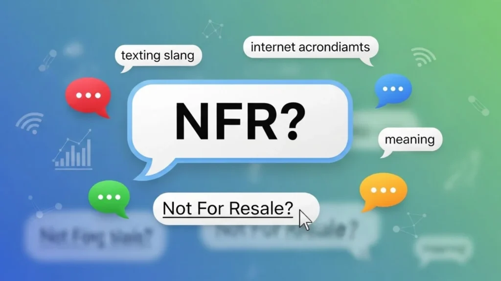 nfr mean in text