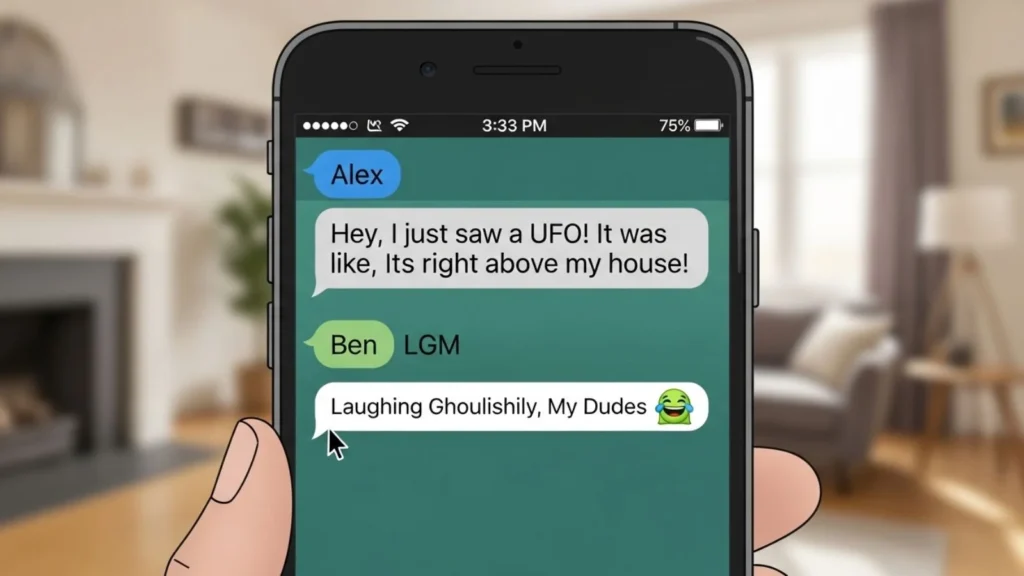 what does lgm mean in text