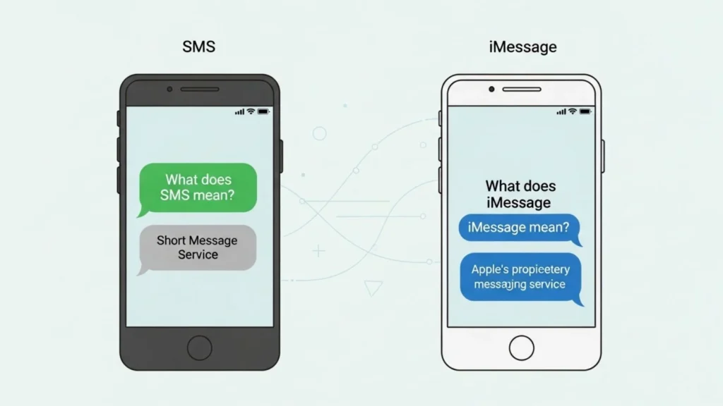 imessage mean in text