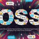 what do oss mean in text