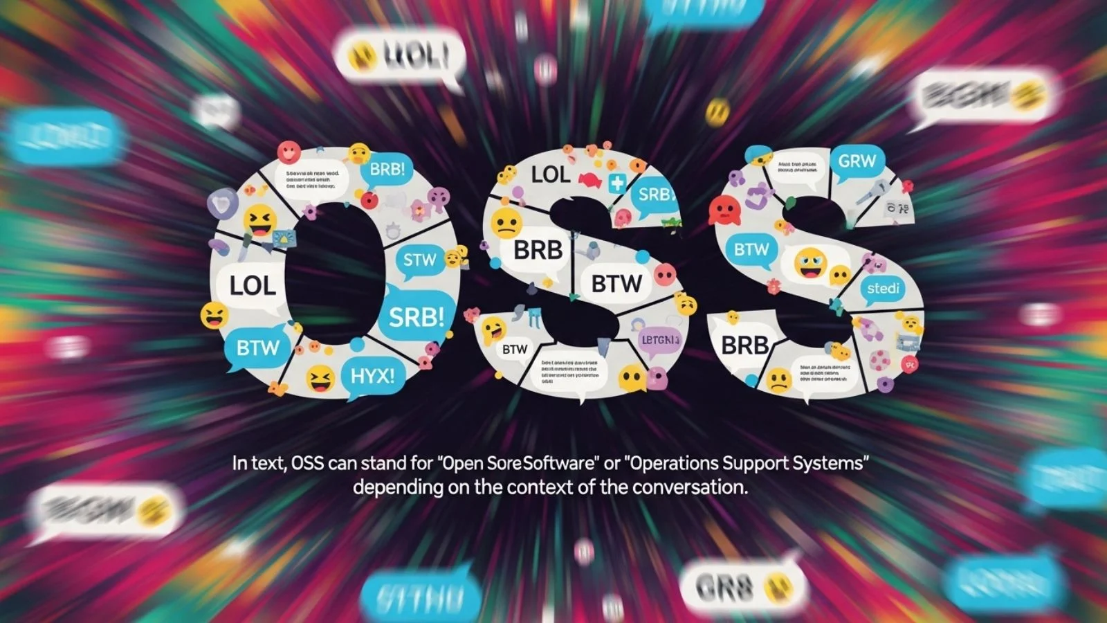 what do oss mean in text