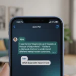 what does dsm mean in text