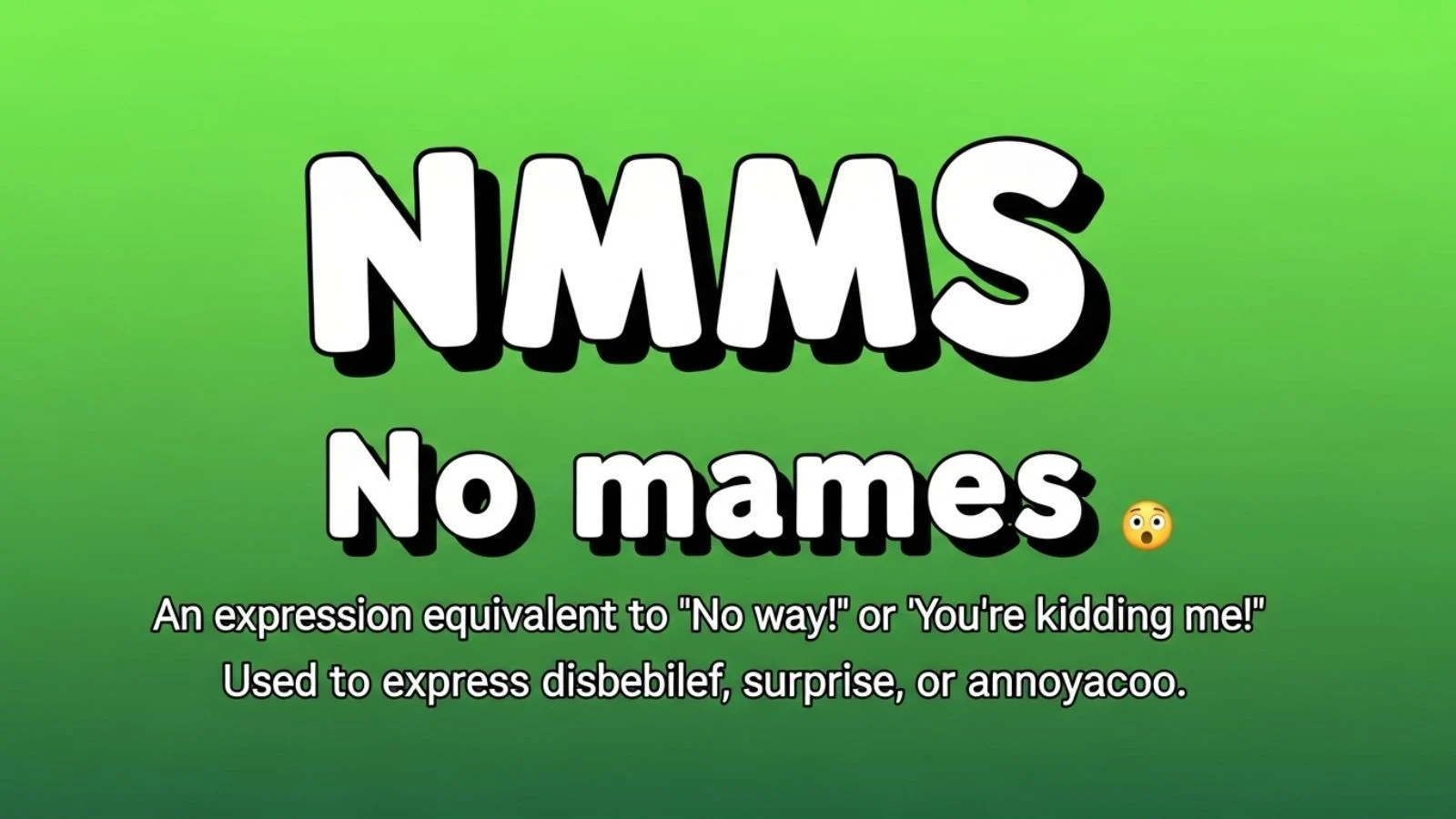 what nmms mean in text