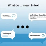 what do . mean in text