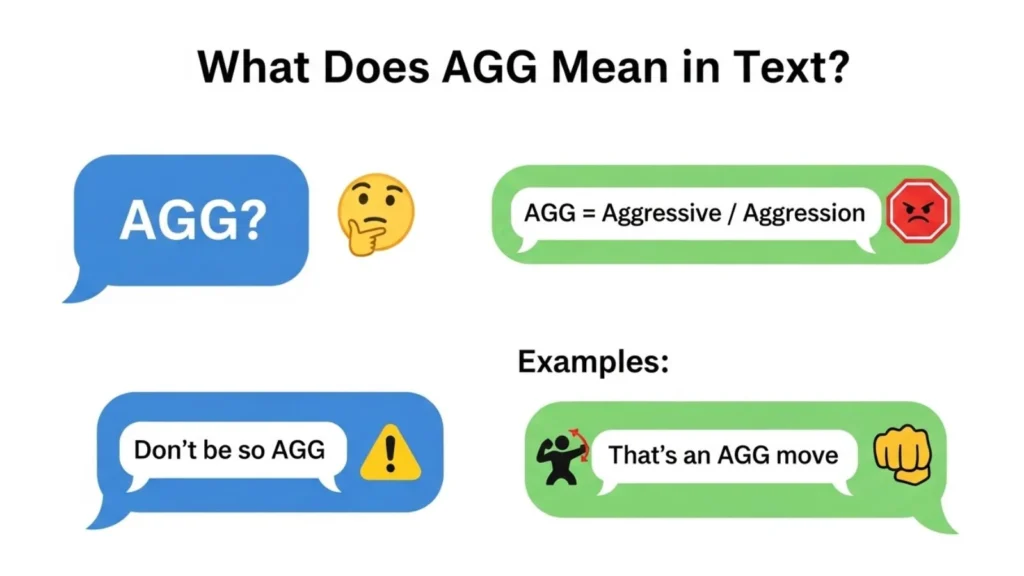 what does agg mean in text