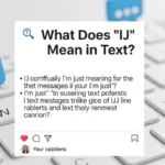 what does ij mean in text