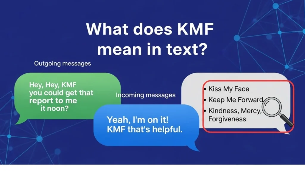 what does kmf mean in text