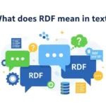 what does rdf mean in text