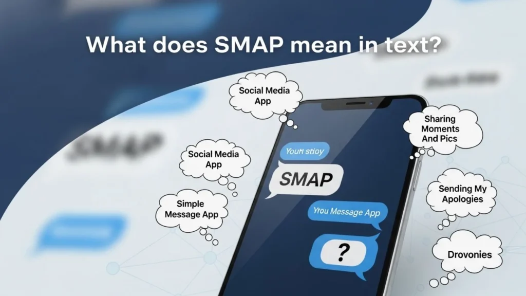 what does smap mean in text
