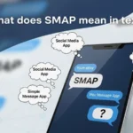 what does smap mean in text