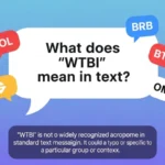 what wtbi mean in text