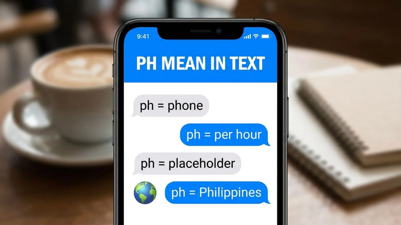 ph mean in text