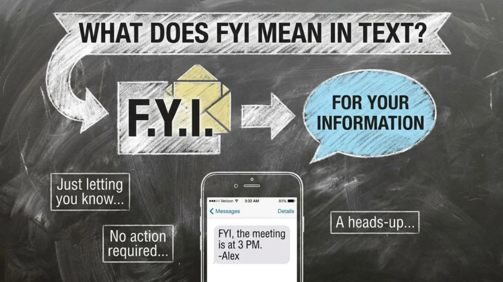 what do fyi mean in text
