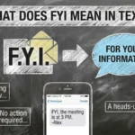 what do fyi mean in text