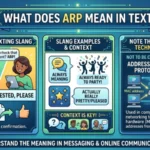 what does arp mean in text