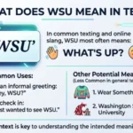 what does wsu mean in text