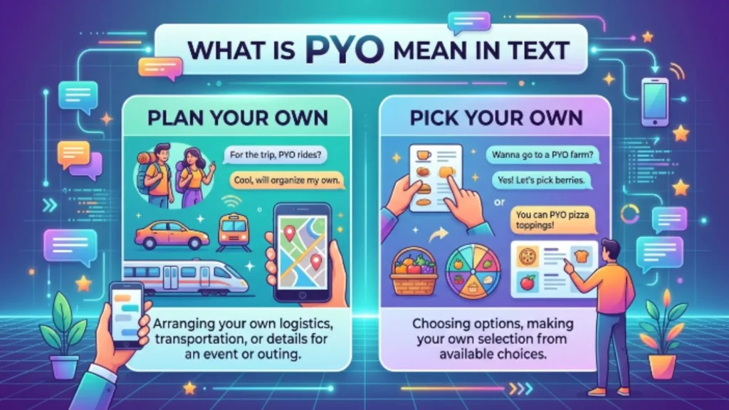 what is pyo mean in text