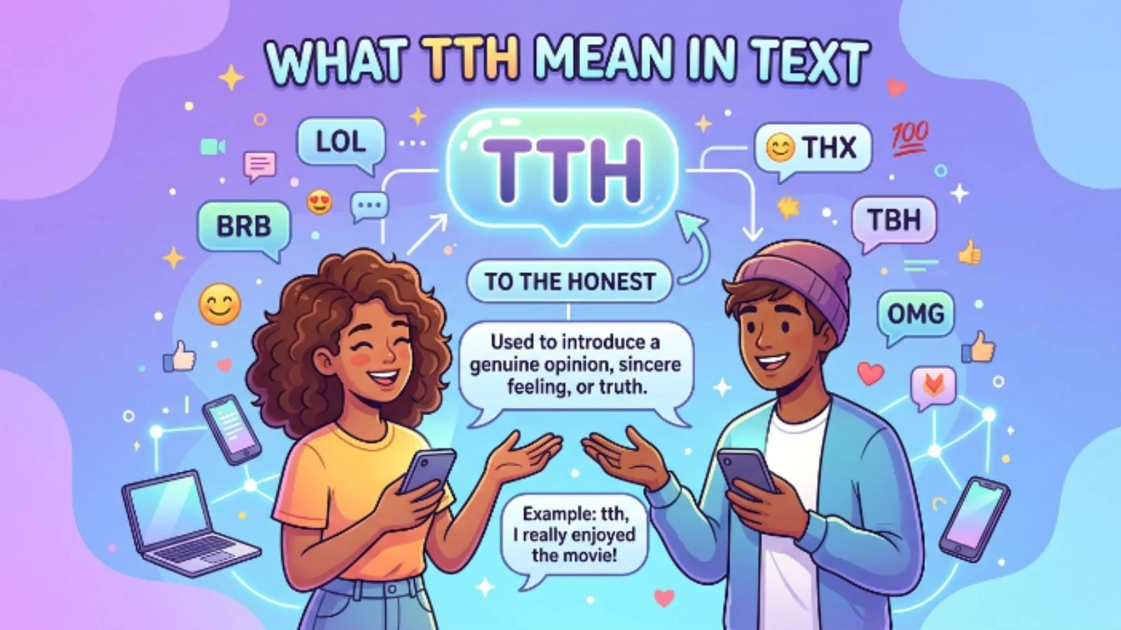 what tth mean in text