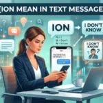 ion mean in text message