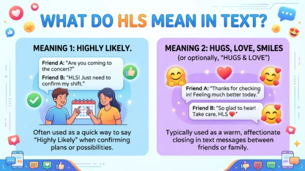 what do hls mean in text