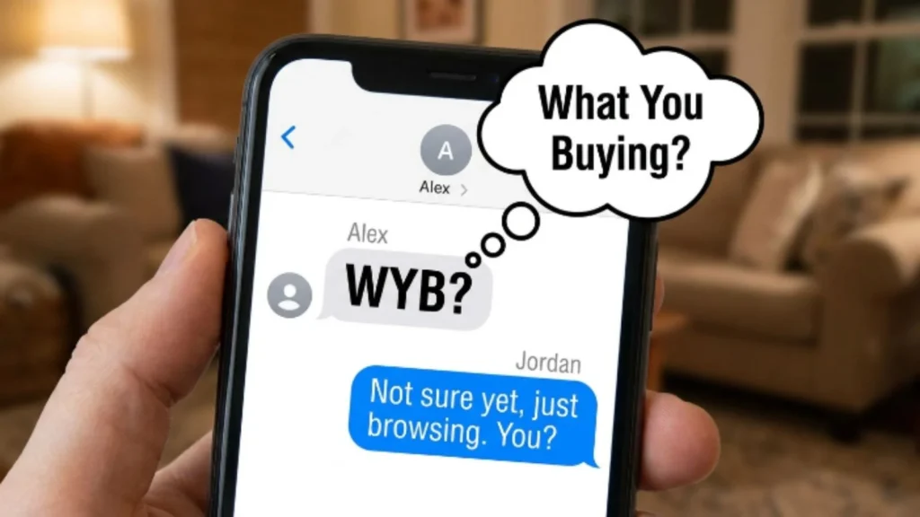 what do wyb mean in text