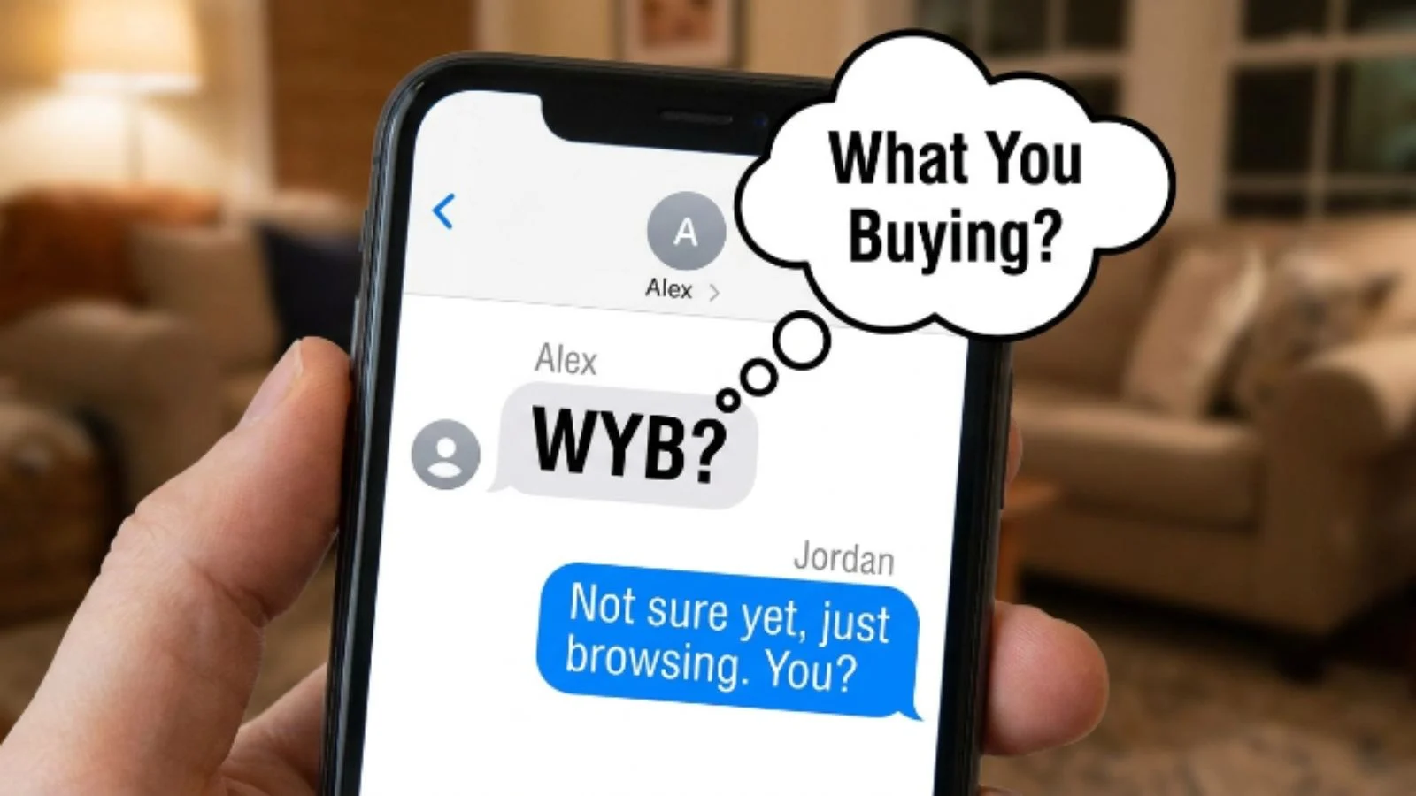 what do wyb mean in text