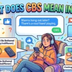 what does cbs mean in text