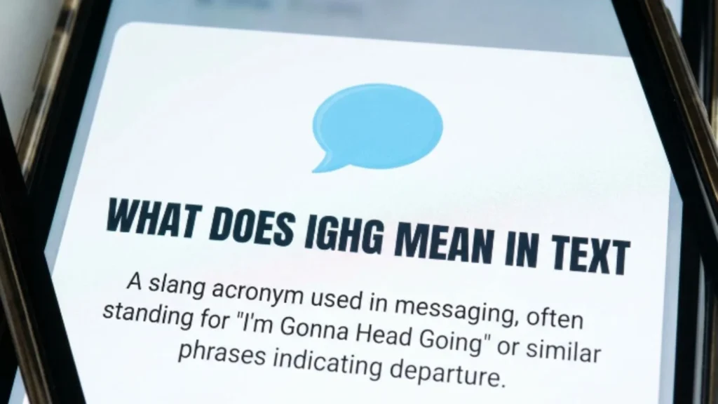 what does ighg mean in text