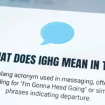 what does ighg mean in text