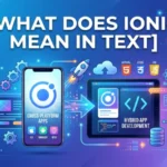 what does ionic mean in text