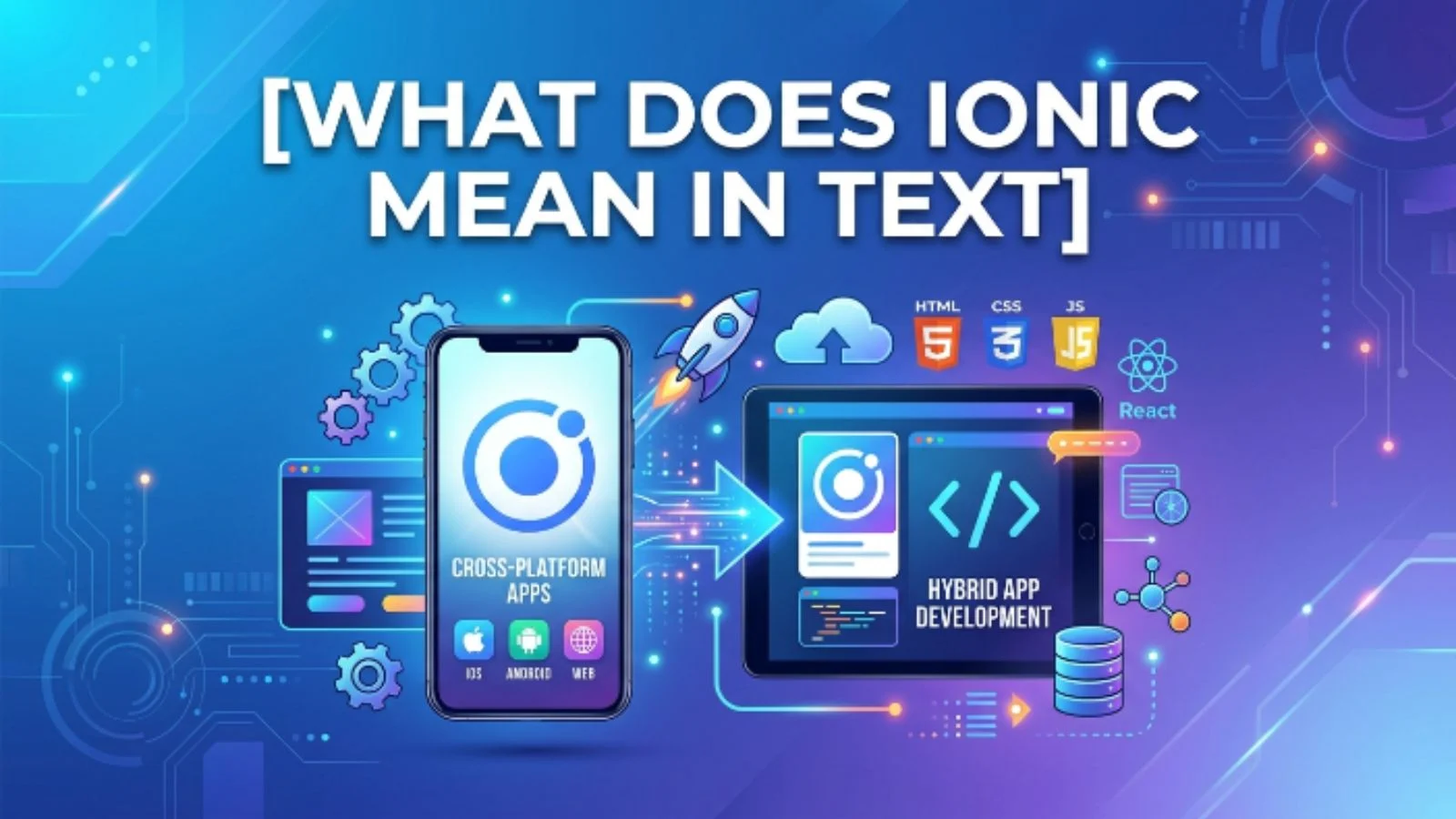 what does ionic mean in text
