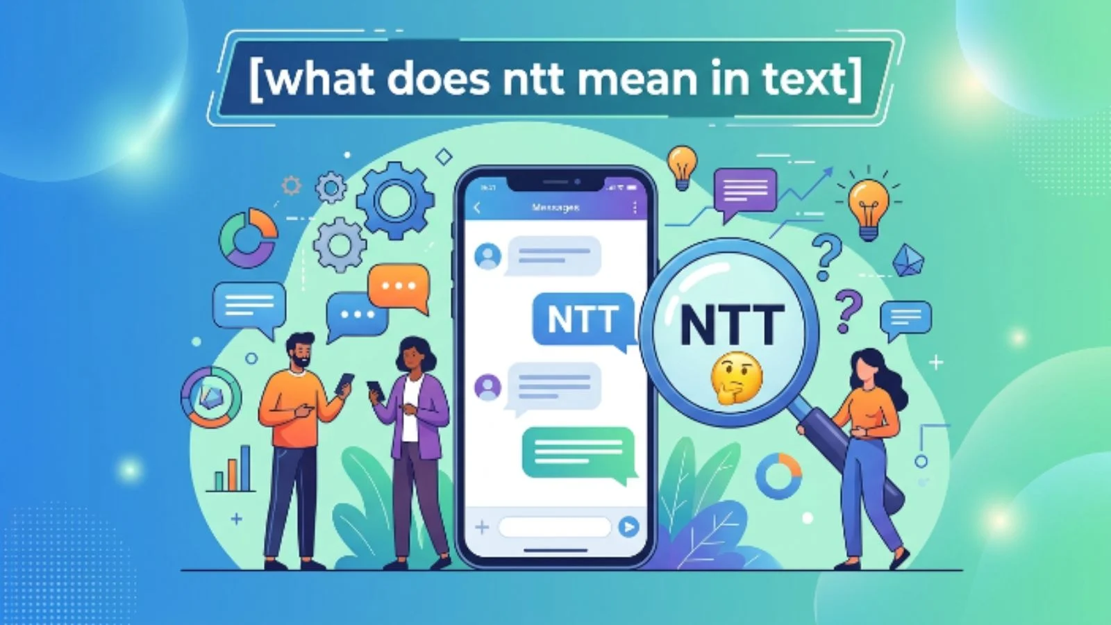 what does ntt mean in text
