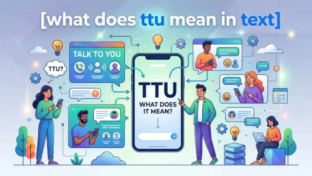 what does ttu mean in text