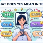 what does yes mean in text
