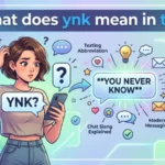what does ynk mean in text