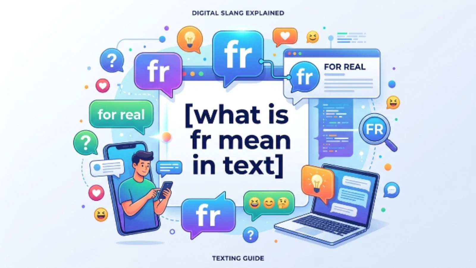 what is fr mean in text