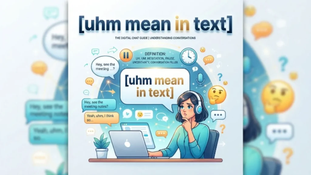 uhm mean in text