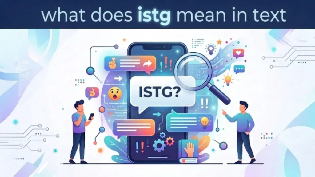what dies istg mean in text