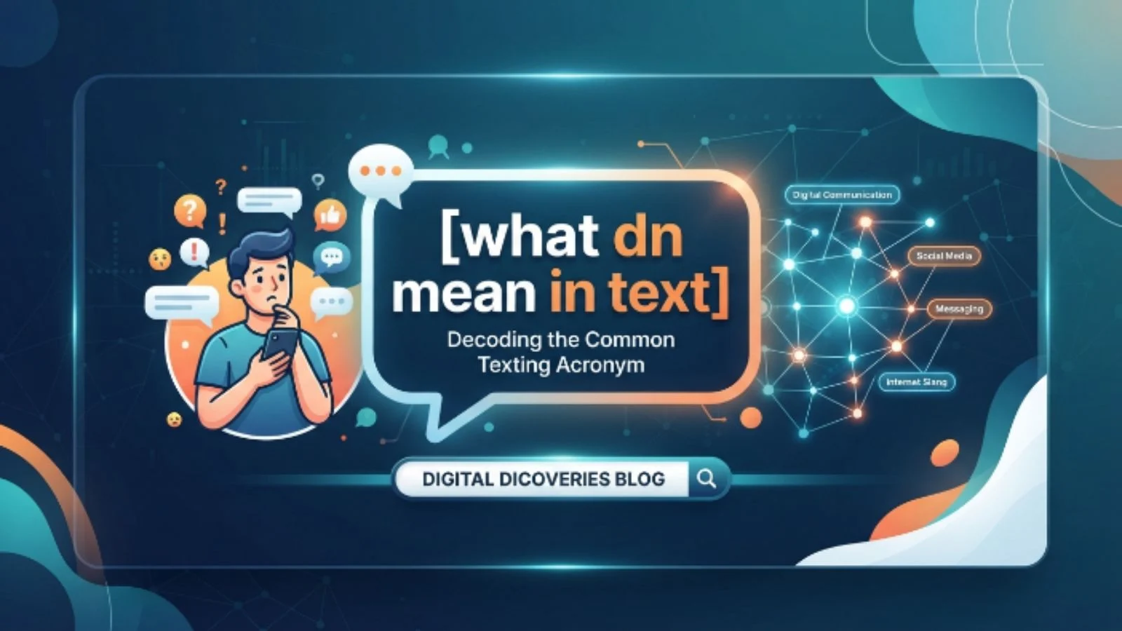 what dn mean in text