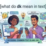 what do dk mean in text