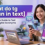 what do tg mean in text