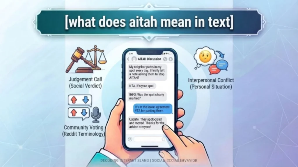 what does aitah mean in text