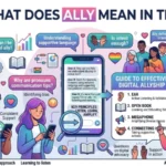 what does ally mean in text