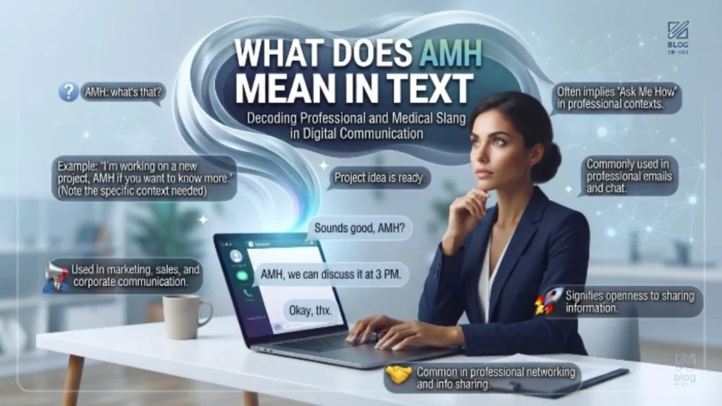 what does amh mean in text