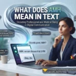 what does amh mean in text