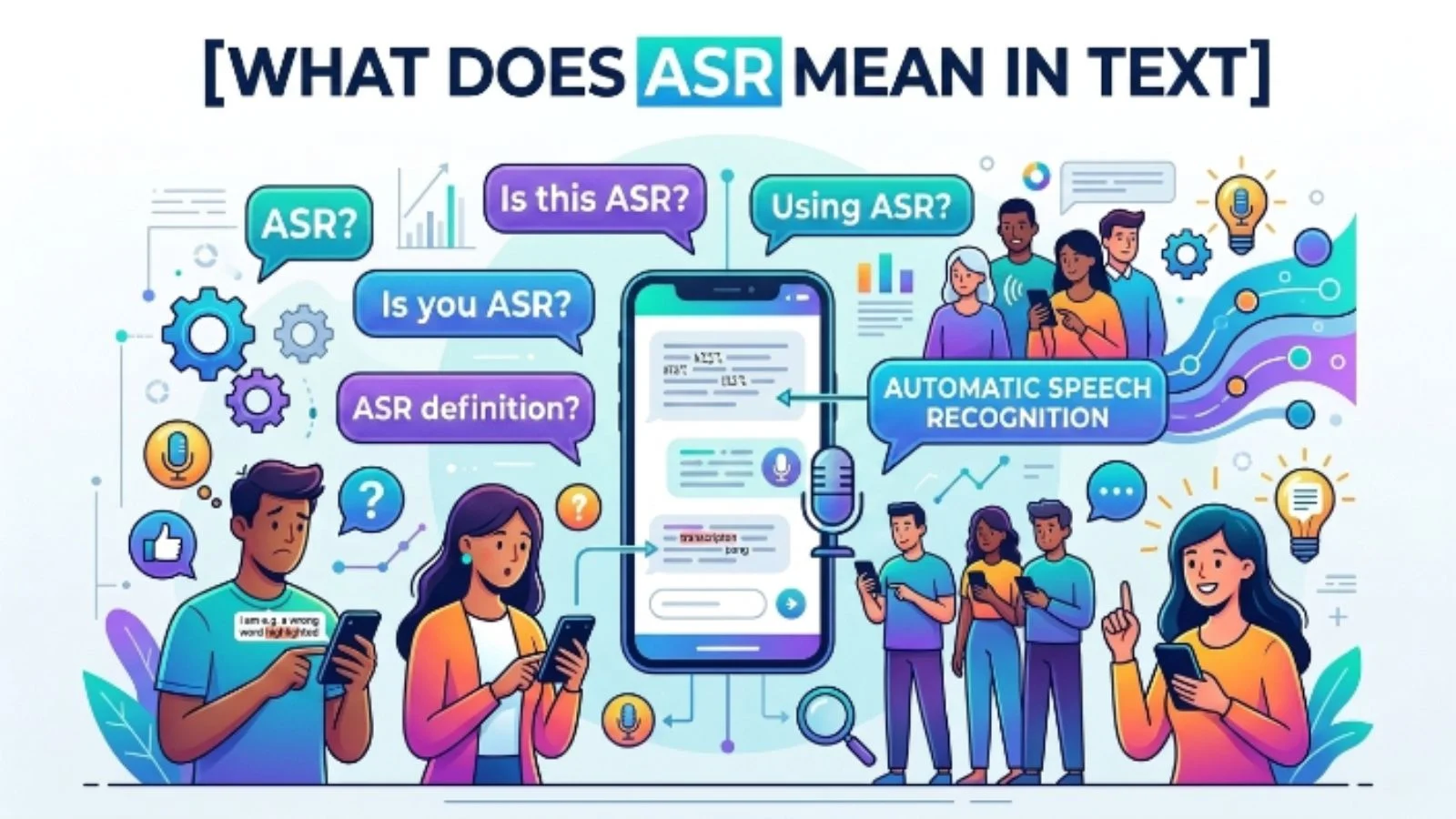 what does asr mean in text