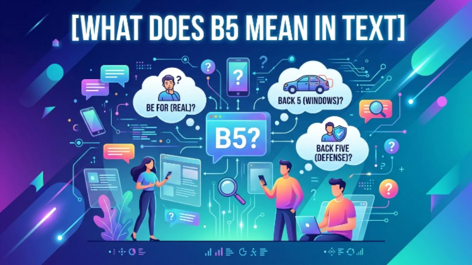 what does b5 mean in text