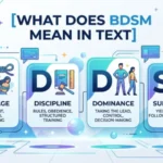what does bdsm mean in text