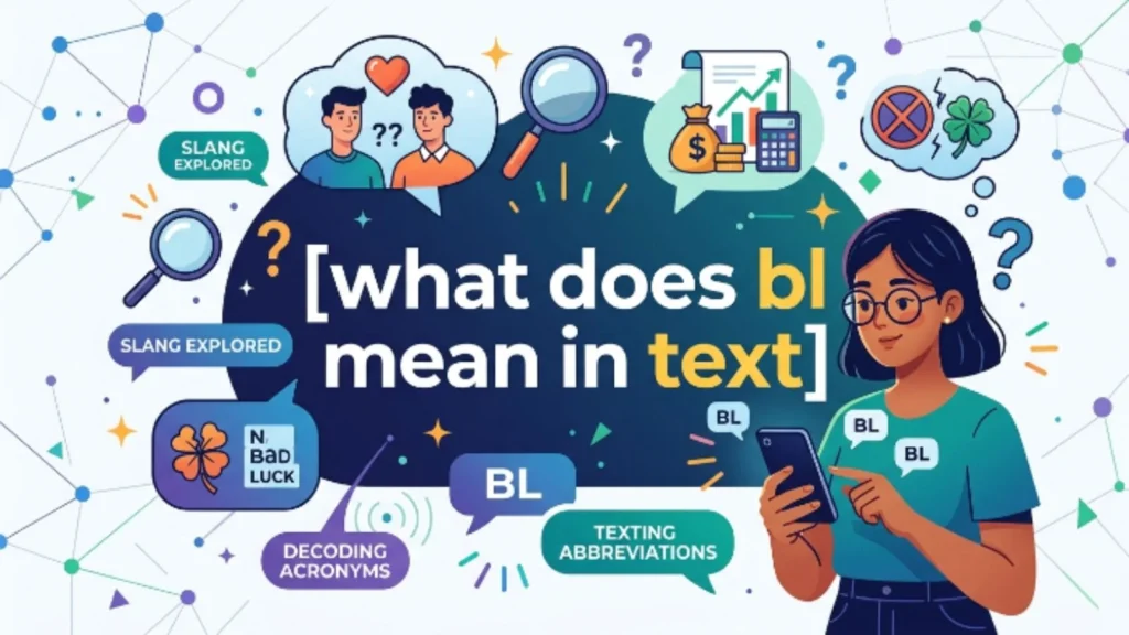 what does bl mean in text