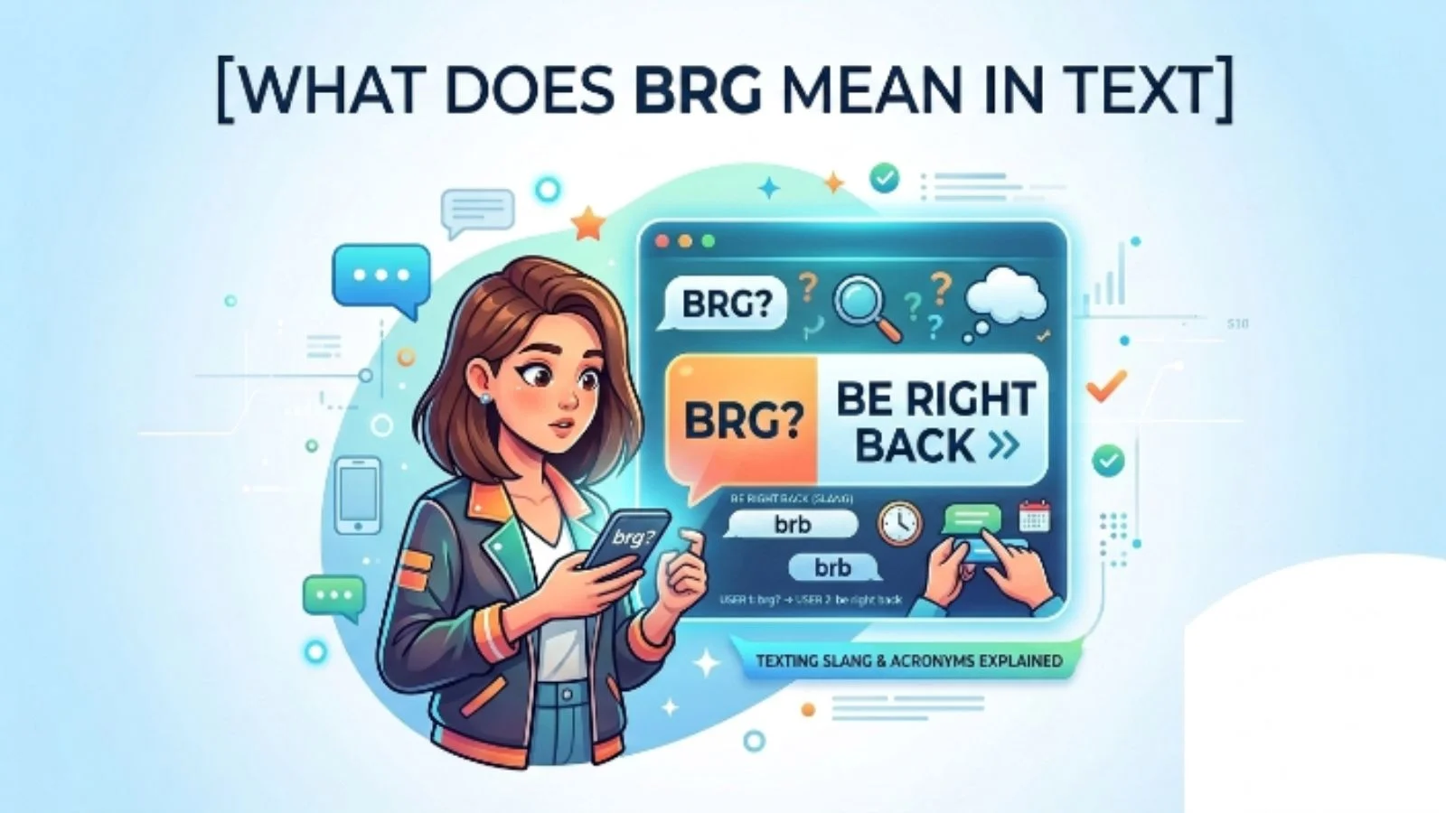 what does brg mean in text